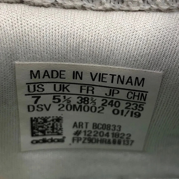 Adidas PureBounce Cloud White Mint Athletic Running Shoes Size 7 - Picture 11 of 13